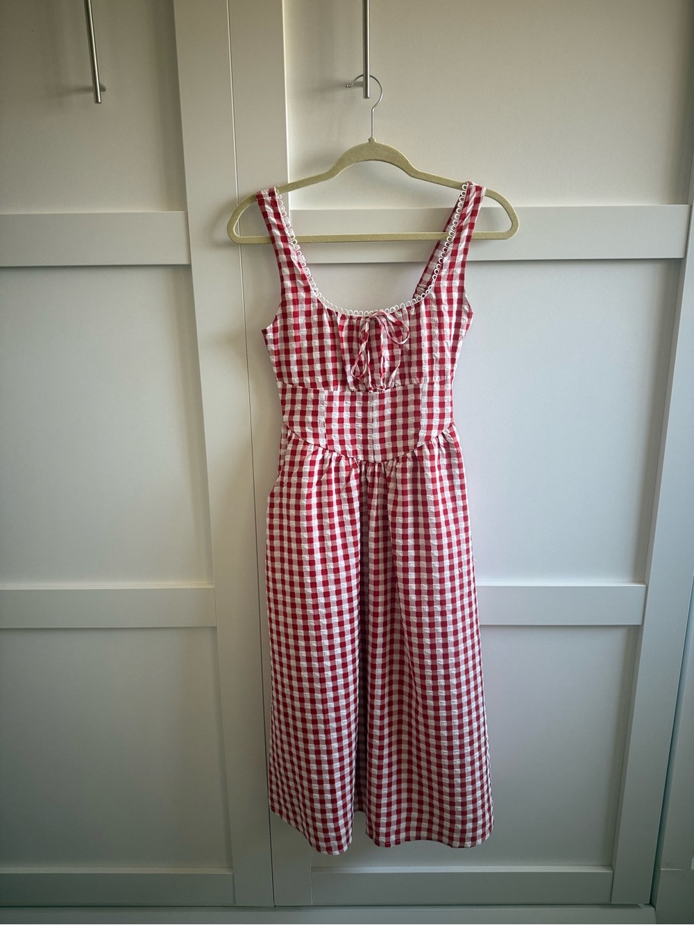 Red Gingham Dress